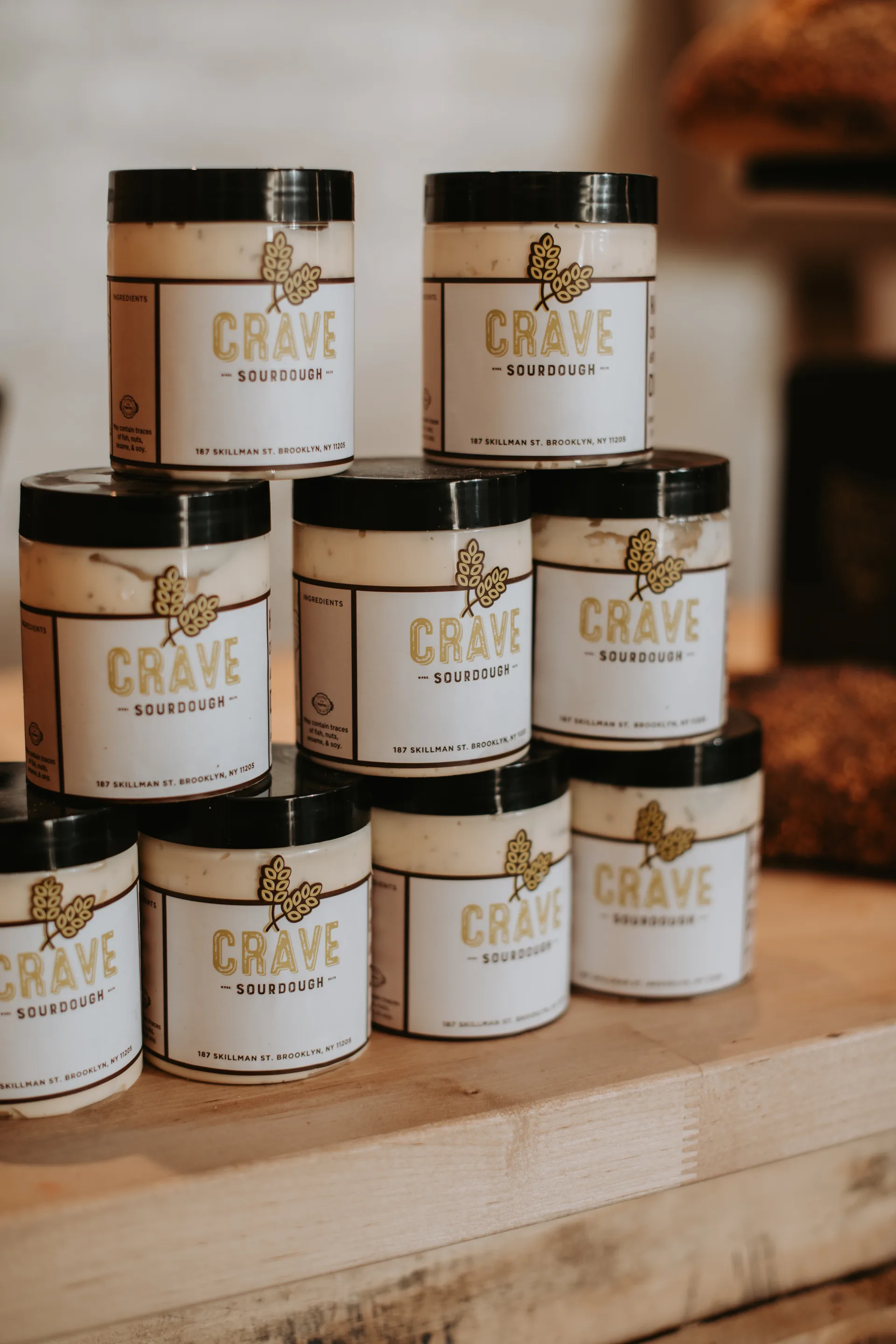 Crave homemade artisan dips with fresh sourdough bread